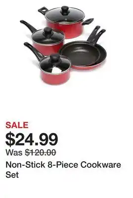 Belk Non-stick 8-piece cookware set offer