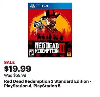 Best Buy Red dead redemption 2 standard edition - playstation 4, playstation 5 offer