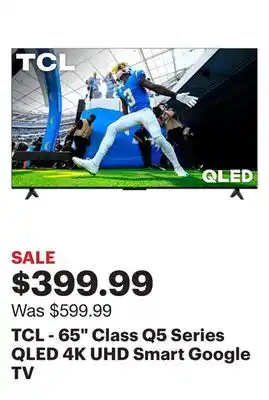 Best Buy Tcl - 65 class q5 series qled 4k uhd smart google tv offer