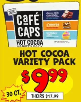 Ollie's Hot cocoa variety pack offer