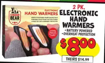 Ollie's 2 pk. electronic hand warmers offer