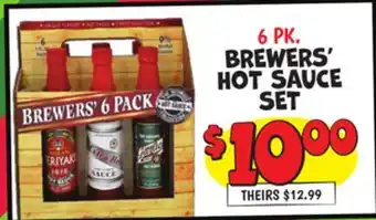 Ollie's Brewers' hot sauce set offer