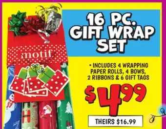 Ollie's Gift wrap set offer
