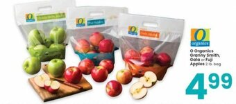 Albertsons O Organics Granny Smith, Gala Or Fuji Apples offer