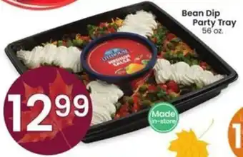 Albertsons Bean Dip Party Tray 56 oz. offer