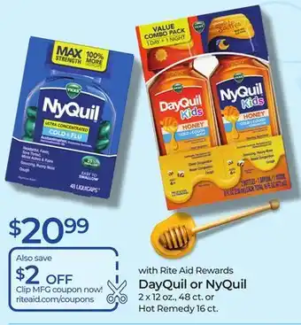 Rite Aid Dayquil or nyquil offer