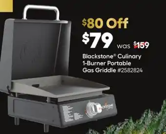 Lowe's Blackstone culinary 1-burner portable gas griddle offer