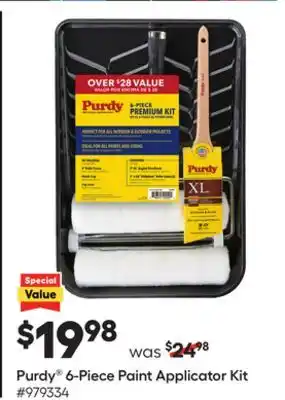 Lowe's Purdy 6-piece paint applicator kit offer