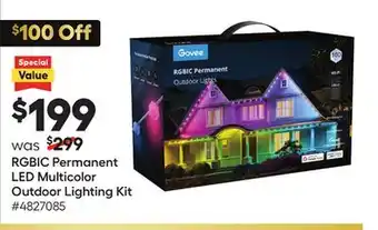Lowe's Rgbic permanent led multicolor outdoor lighting kit offer