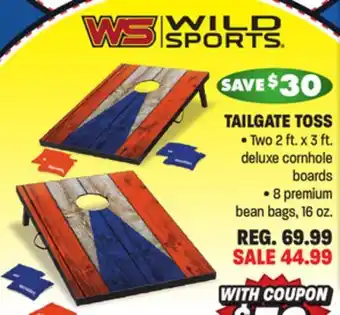 Big 5 Wild sports tailgate toss offer