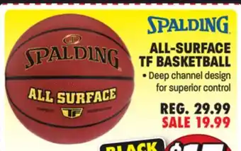 Big 5 Spalding all-surface tf basketball offer