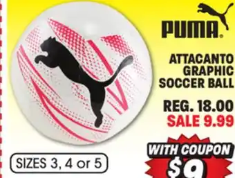 Big 5 Puma attacanto graphic soccer ball offer