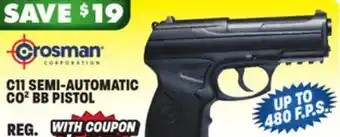 Big 5 Crosman c11 semi-automatic bb co2 pistol offer