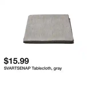 Ikea Svartsenap tablecloth, gray offer