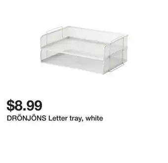 Ikea Drönjöns letter tray, white offer