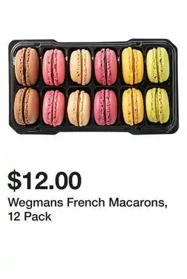 Wegmans Wegmans french macarons, 12 pack offer
