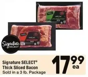 Albertsons Signature SELECT Thick Sliced Bacon offer