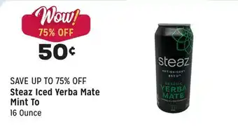Grocery Outlet Iced yerba mate mint to offer