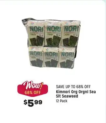 Grocery Outlet Org orgnl sea slt seaweed offer