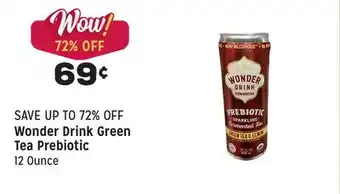 Grocery Outlet Green tea prebiotic offer