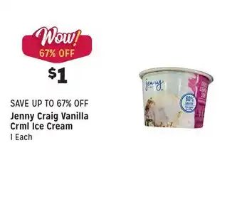 Grocery Outlet Vanilla crml ice cream offer
