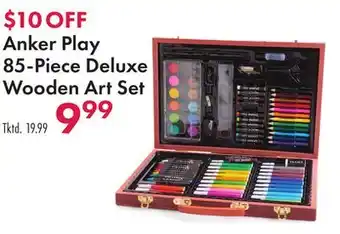 Boscov's Anker play 85-piece deluxe wooden art set offer
