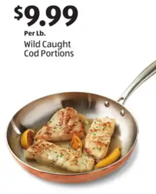 Aldi Wild caught cod portions offer