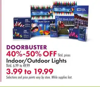 Boscov's Indoor/outdoor lights offer