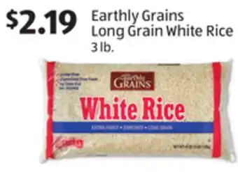 Aldi Earthly grains long grain white rice offer