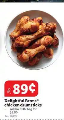 Lidl Delightful farms chicken drumsticks offer