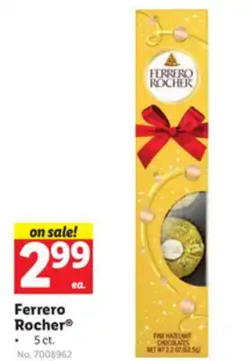 Lidl Ferrero rocher offer