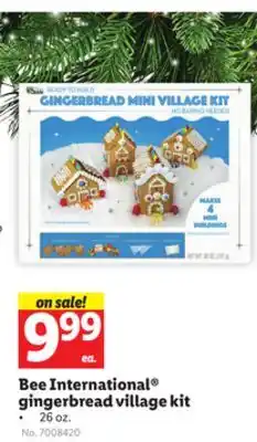 Lidl Bee international gingerbread village kit offer
