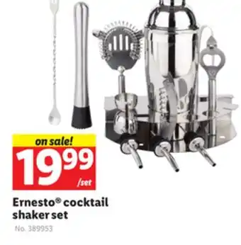 Lidl Ernesto cocktail shaker set offer
