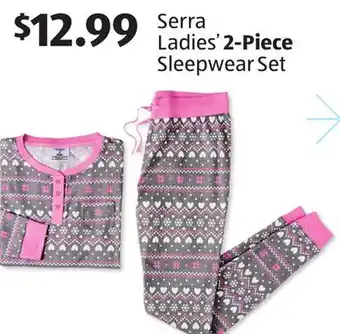 Aldi Serra ladies' 2-piece sleepwear set offer