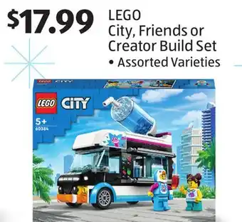 Aldi Lego city, friends or creator build set offer