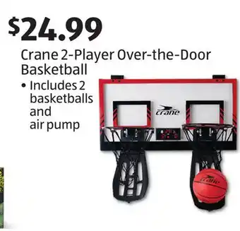 Aldi Crane 2-player over-the-door basketball offer