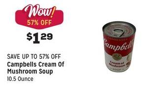 Grocery Outlet Cream of mushroom soup offer
