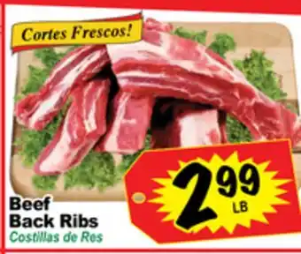 Superior Grocers Beef back ribs offer