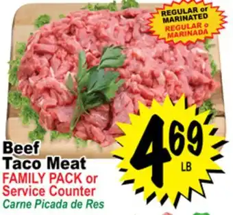 Superior Grocers Beef taco meat offer