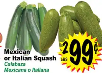 Superior Grocers Mexican or italian squash offer