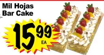 Superior Grocers Mil hojas bar cake offer