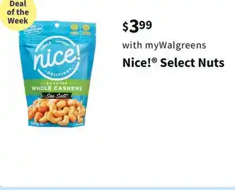 Walgreens Nice! select nuts offer
