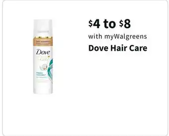 Walgreens Dove hair care offer
