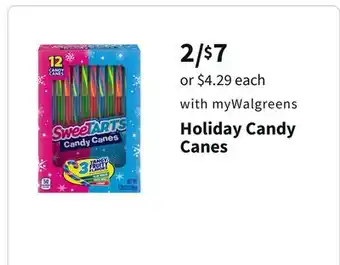 Walgreens Holiday candy canes offer
