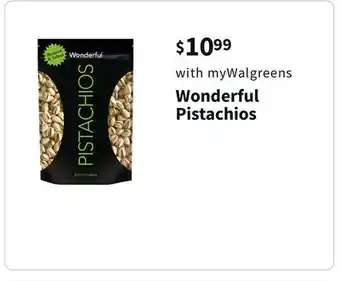 Walgreens Wonderful pistachios offer