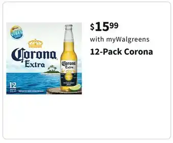 Walgreens 12-pack corona offer