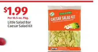 Aldi Little salad bar caesar salad kit offer