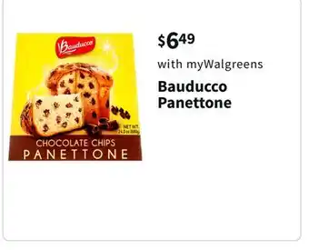 Walgreens Bauducco panettone offer