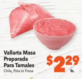 Vallarta Supermarkets Vallarta masa preparada para tamales offer