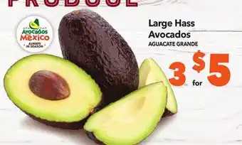 Vallarta Supermarkets Large hass avocados/aguacate grande offer